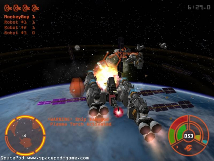 Скриншот из игры Space Pod