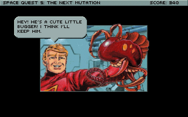 Скриншот из игры Space Quest 5: The Next Mutation