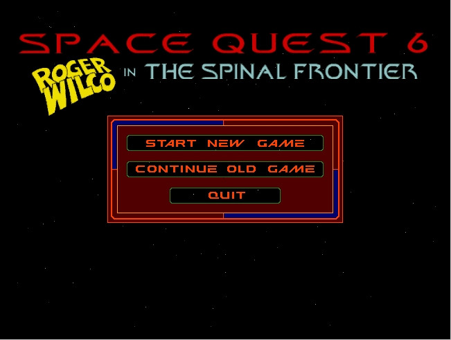 Скриншот из игры Space Quest 6: Roger Wilco in the Spinal Frontier