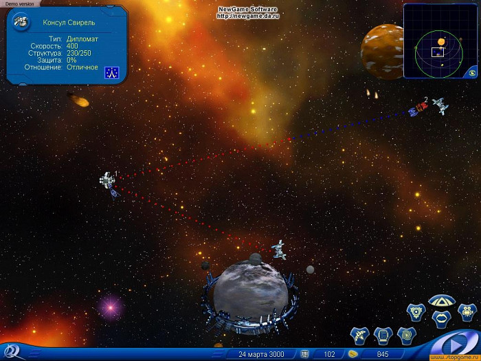 Скриншот из игры Space Rangers