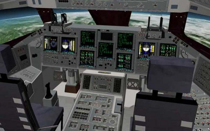 Скриншот из игры Space Shuttle Simulator