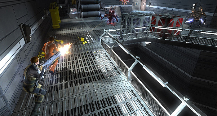Скриншот из игры Space Siege