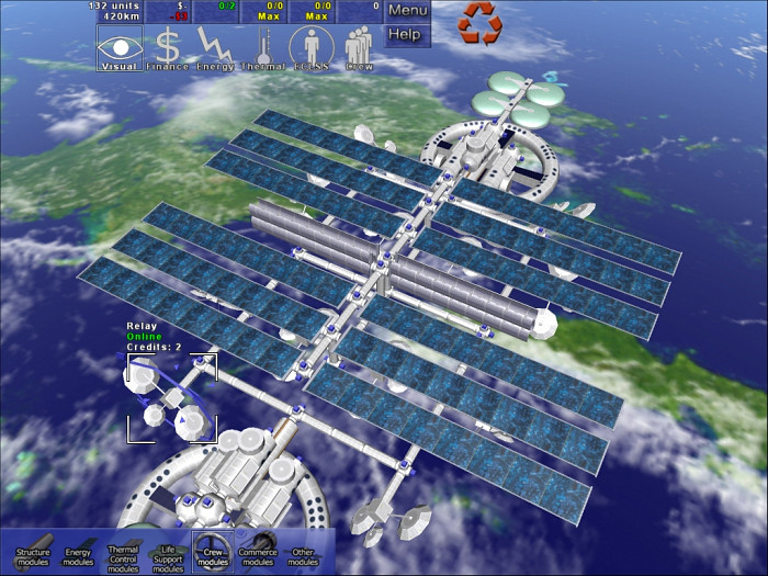 Скриншот из игры Space Station Manager