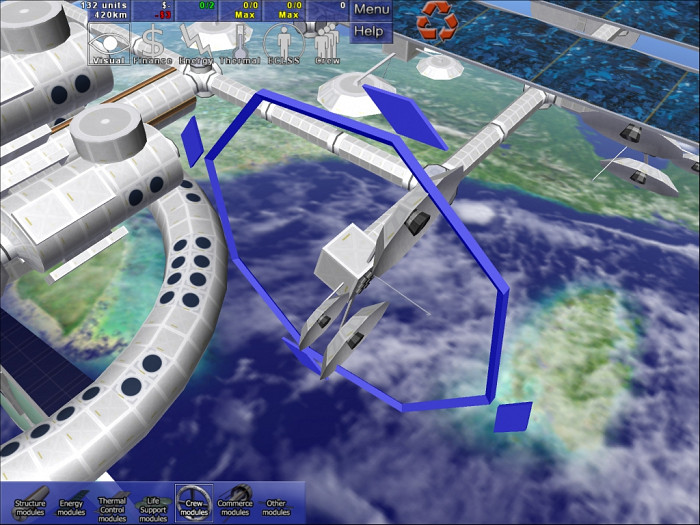 Скриншот из игры Space Station Manager