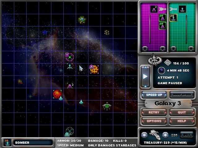 Скриншот из игры Space War Commander