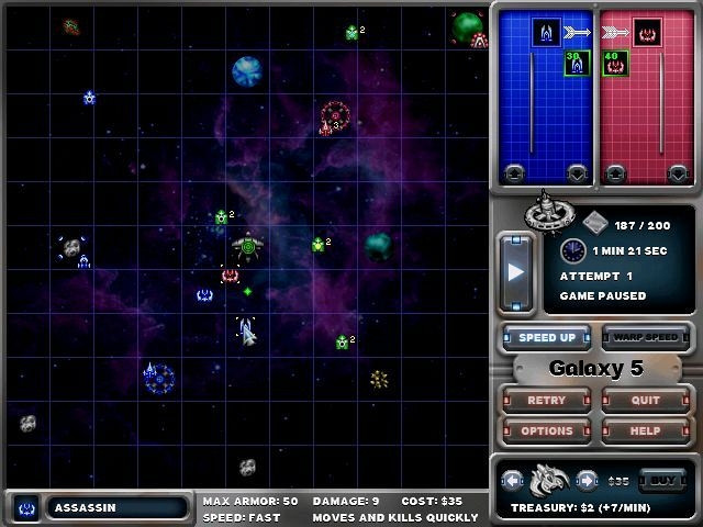 Скриншот из игры Space War Commander