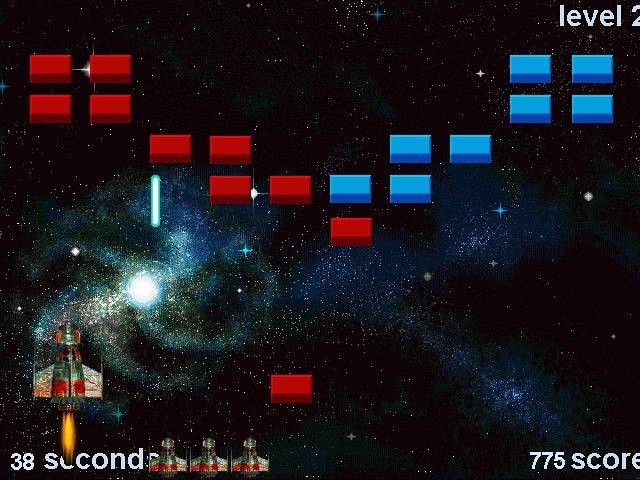 Скриншот из игры Spacebrick Shooter