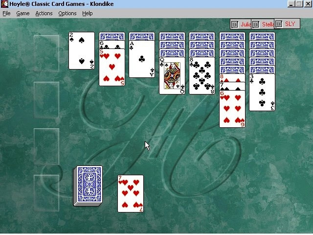 Скриншот из игры Hoyle Classic Card Games (1997)