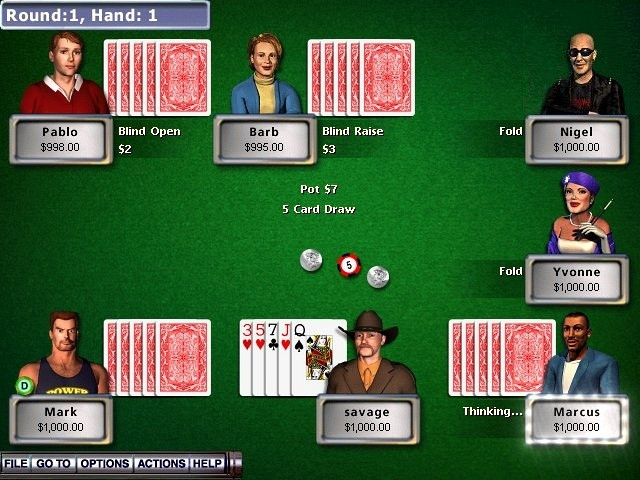 Скриншот из игры Hoyle Casino 6