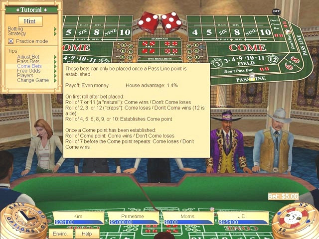 Скриншот из игры Hoyle Casino 3D