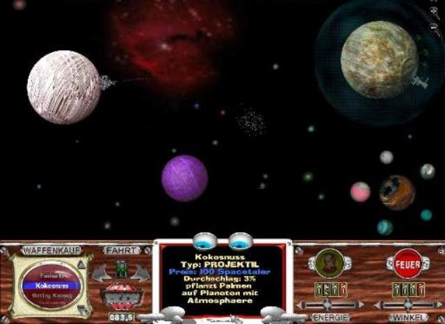 Скриншот из игры Spacetanks