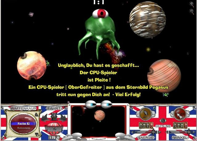 Скриншот из игры Spacetanks