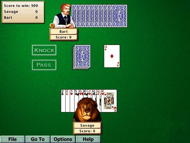 Скриншот из игры Hoyle Card Games 5