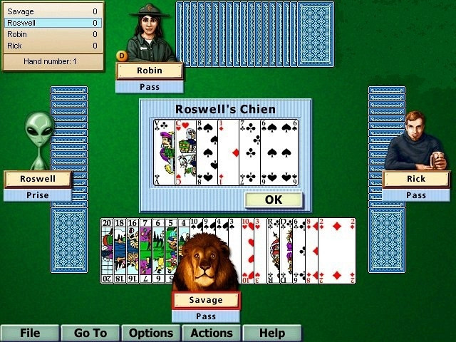 Скриншот из игры Hoyle Card Games 5