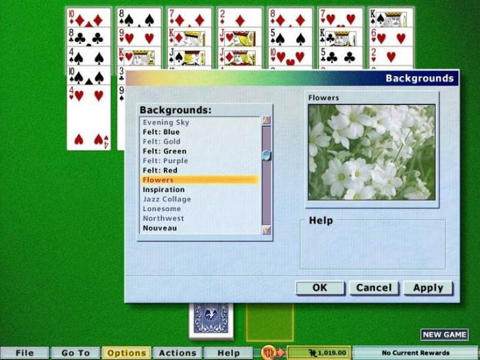 Скриншот из игры Hoyle Card Games 2005