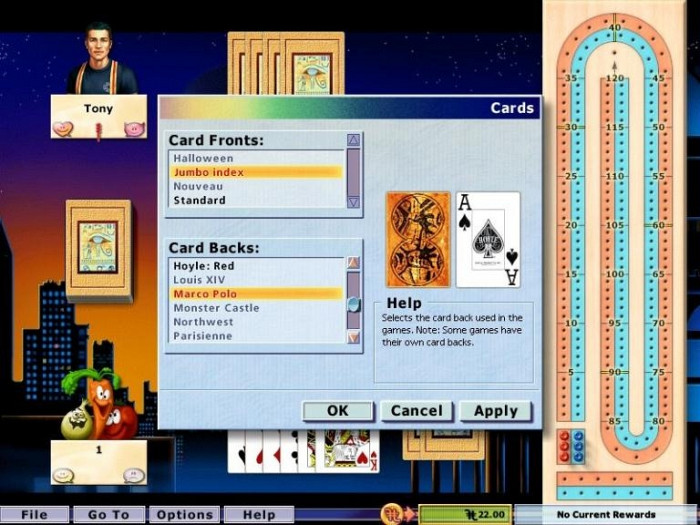 Скриншот из игры Hoyle Card Games 2007