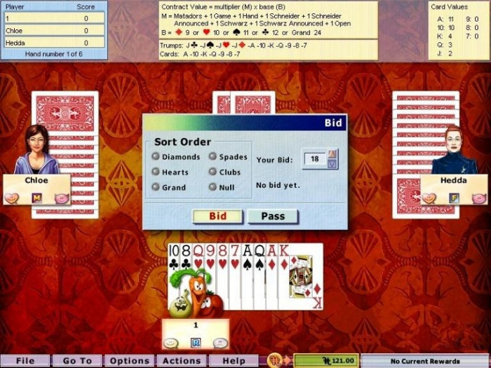 Скриншот из игры Hoyle Card Games 2007