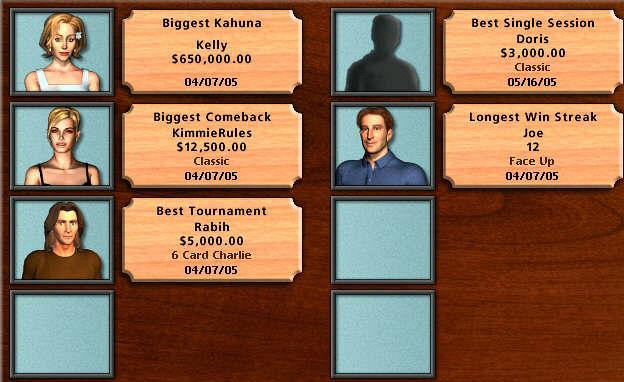 Скриншот из игры Hoyle Blackjack Series
