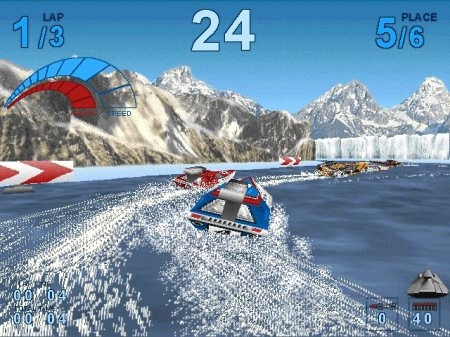 Скриншот из игры Speedboat Attack