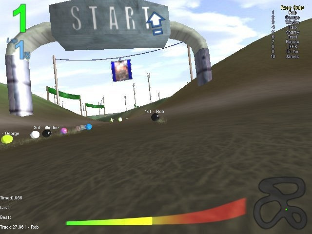Скриншот из игры Sphere Racer