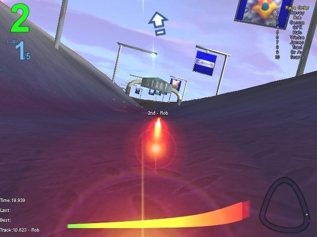 Скриншот из игры Sphere Racer