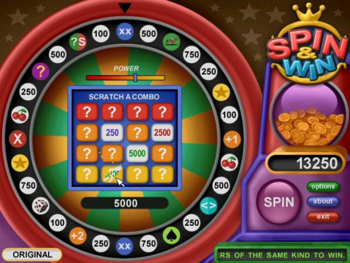 Скриншот из игры Spin & Win