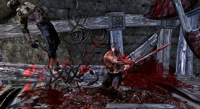 Скриншот из игры Splatterhouse (2010)