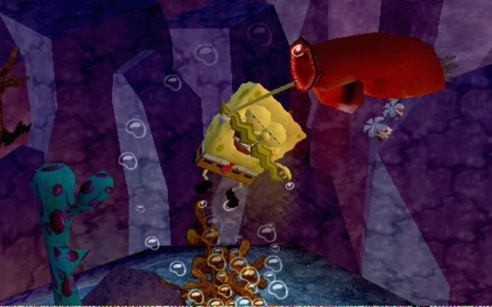 Скриншот из игры SpongeBob SquarePants Movie