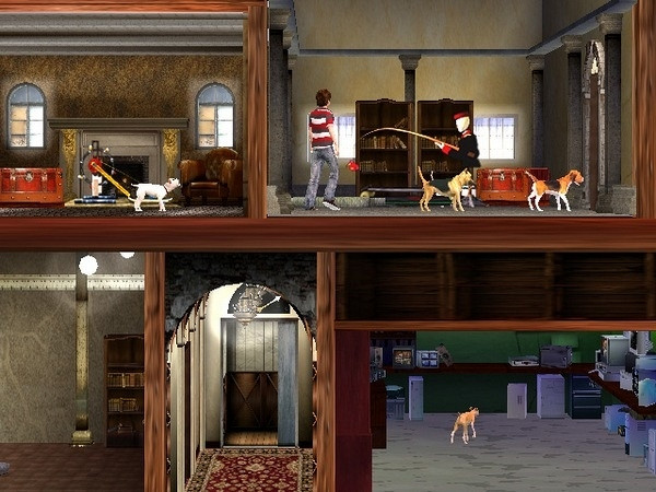Скриншот из игры Hotel for Dogs