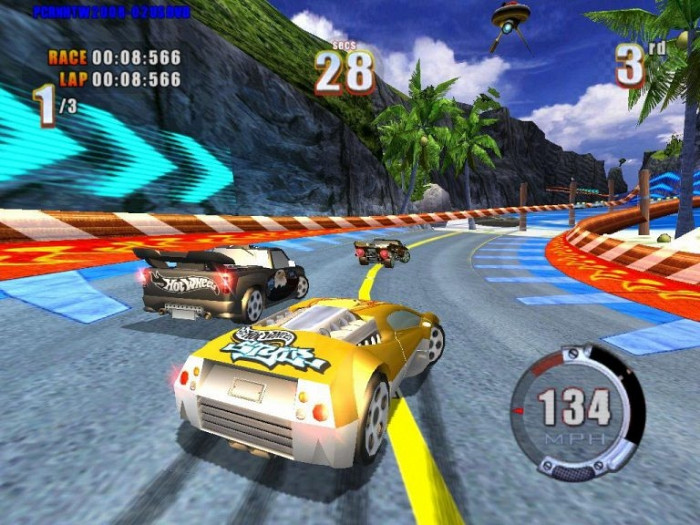 Скриншот из игры Hot Wheels Stunt Track Challenge