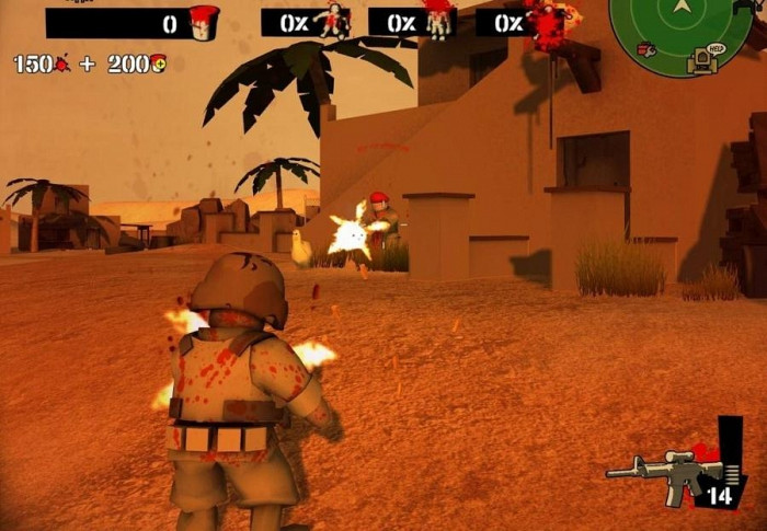 Скриншот из игры Foreign Legion: Buckets of Blood