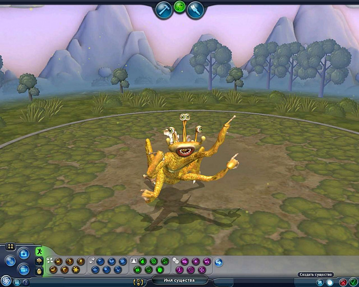 Скриншот из игры Spore: Creature Creator