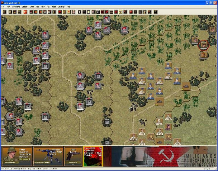 Скриншот из игры Squad Battles: Spanish Civil War