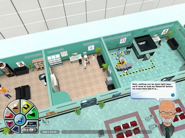 Скриншот из игры Hospital Tycoon