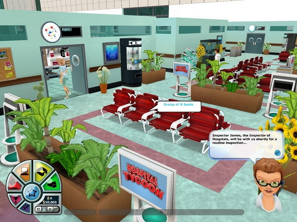 Скриншот из игры Hospital Tycoon