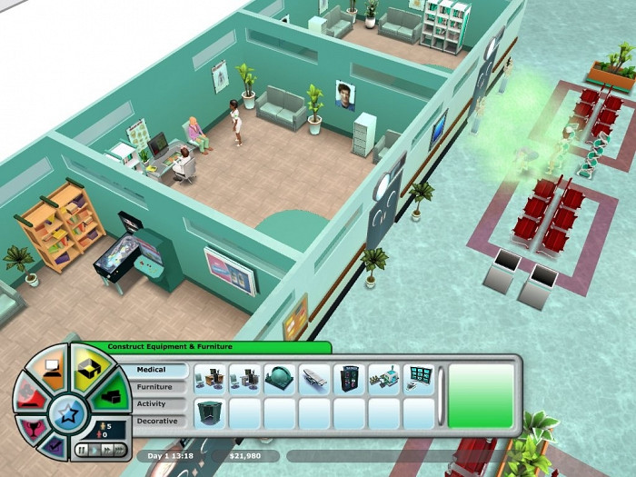 Скриншот из игры Hospital Tycoon