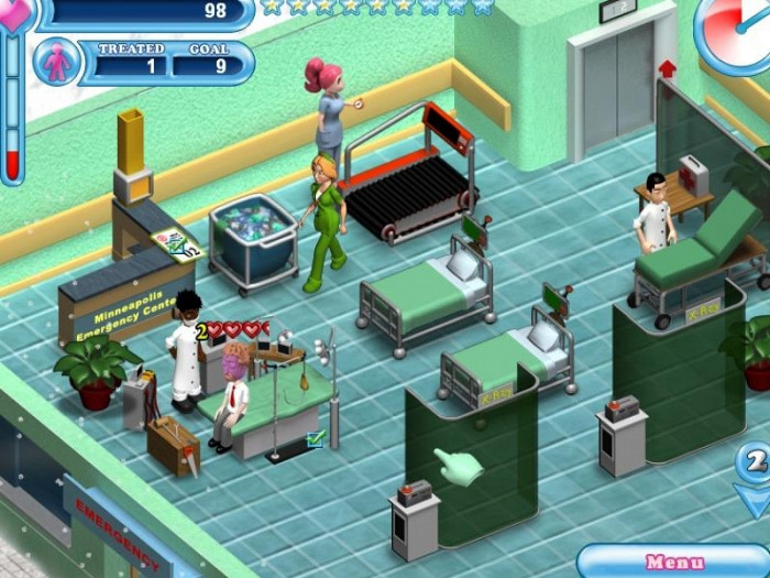 Скриншот из игры Hospital Hustle