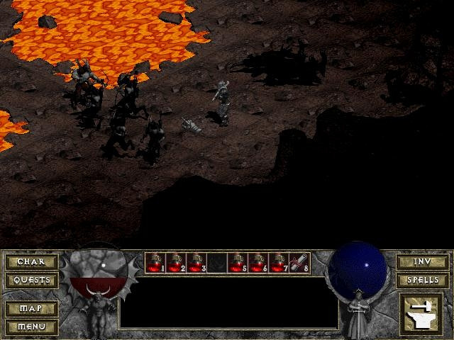 Скриншот из игры Diablo