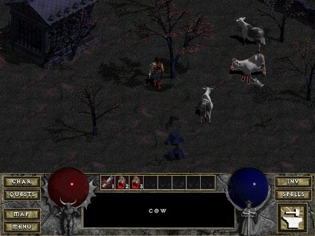 Скриншот из игры Diablo