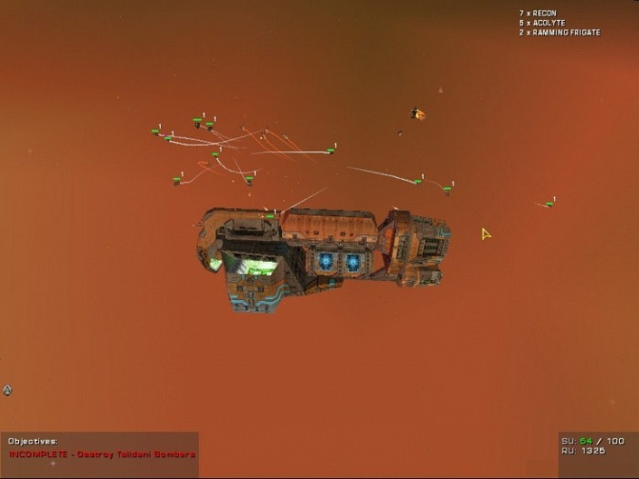 Скриншот из игры Homeworld: Cataclysm