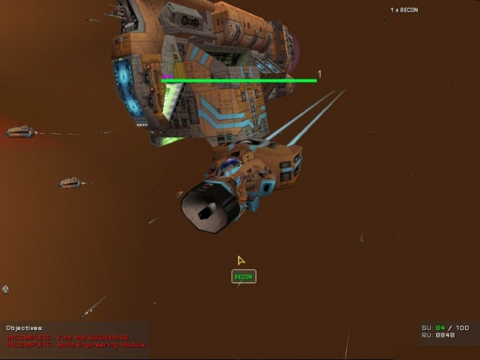 Скриншот из игры Homeworld: Cataclysm