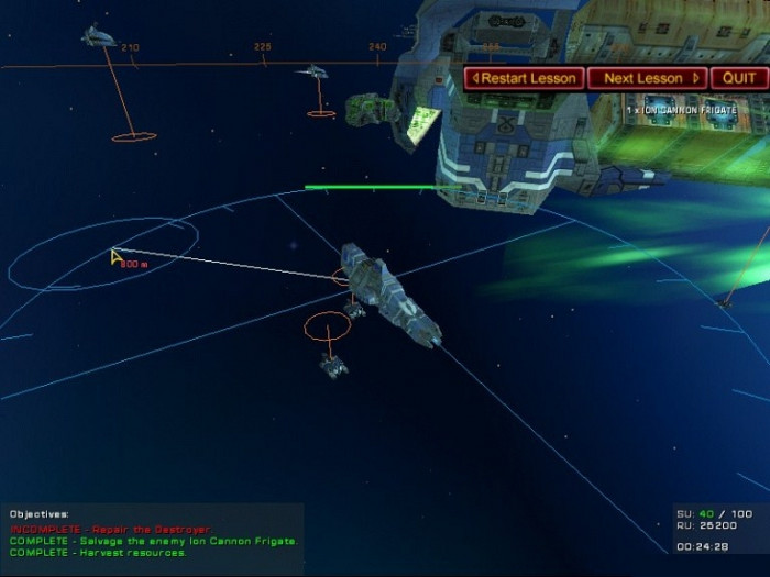 Скриншот из игры Homeworld: Cataclysm