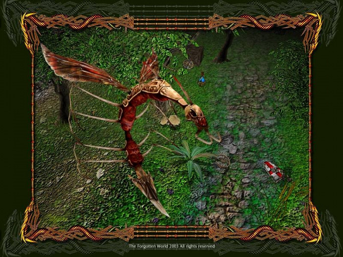 Скриншот из игры Forgotten Worlds