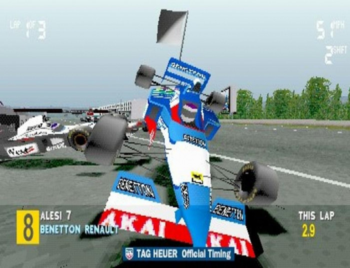 Скриншот из игры Formula 1 '97