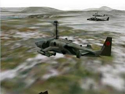 Скриншот из игры KA-52 Team Alligator