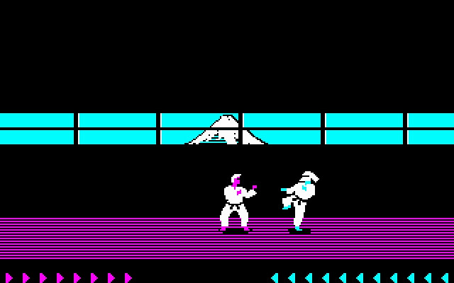 Скриншот из игры Karateka