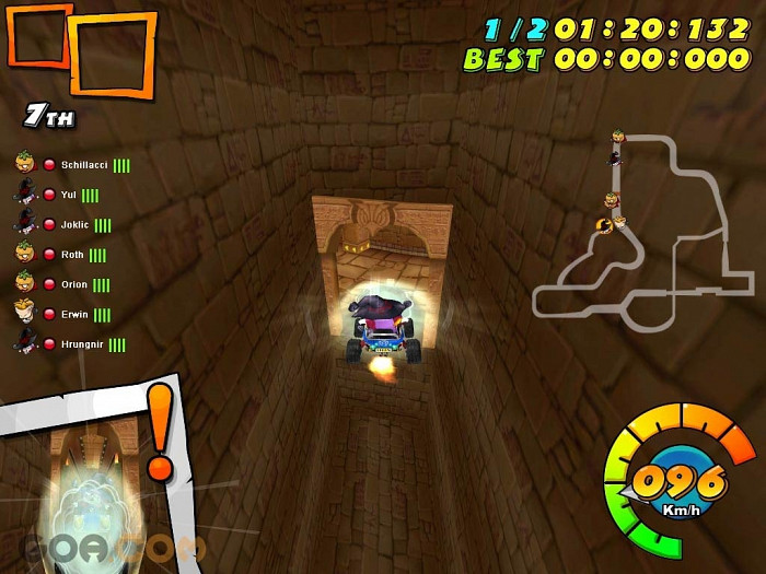 Скриншот из игры Kart N' Crazy