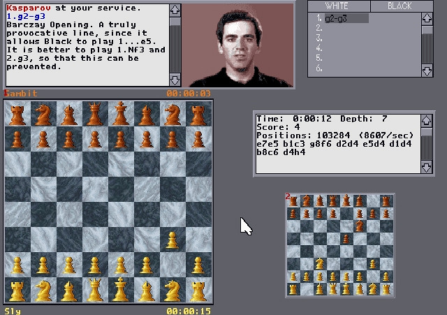 Скриншот из игры Kasparov's Gambit