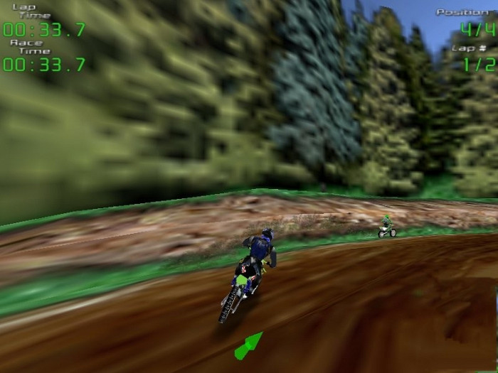 Скриншот из игры Kawasaki Fantasy Motocross