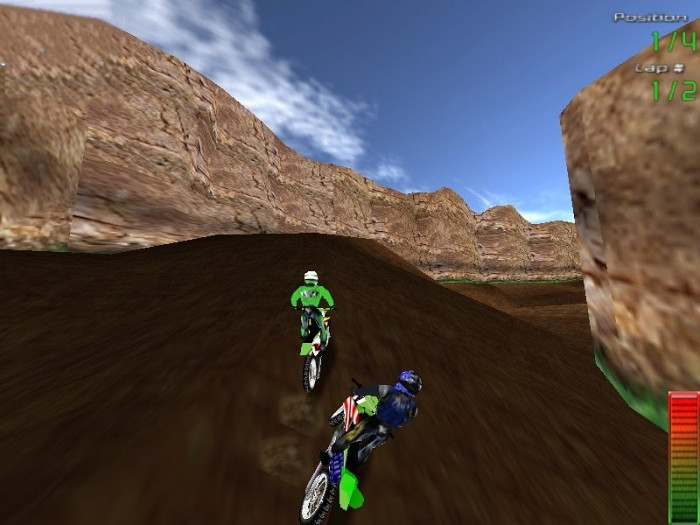 Скриншот из игры Kawasaki Fantasy Motocross